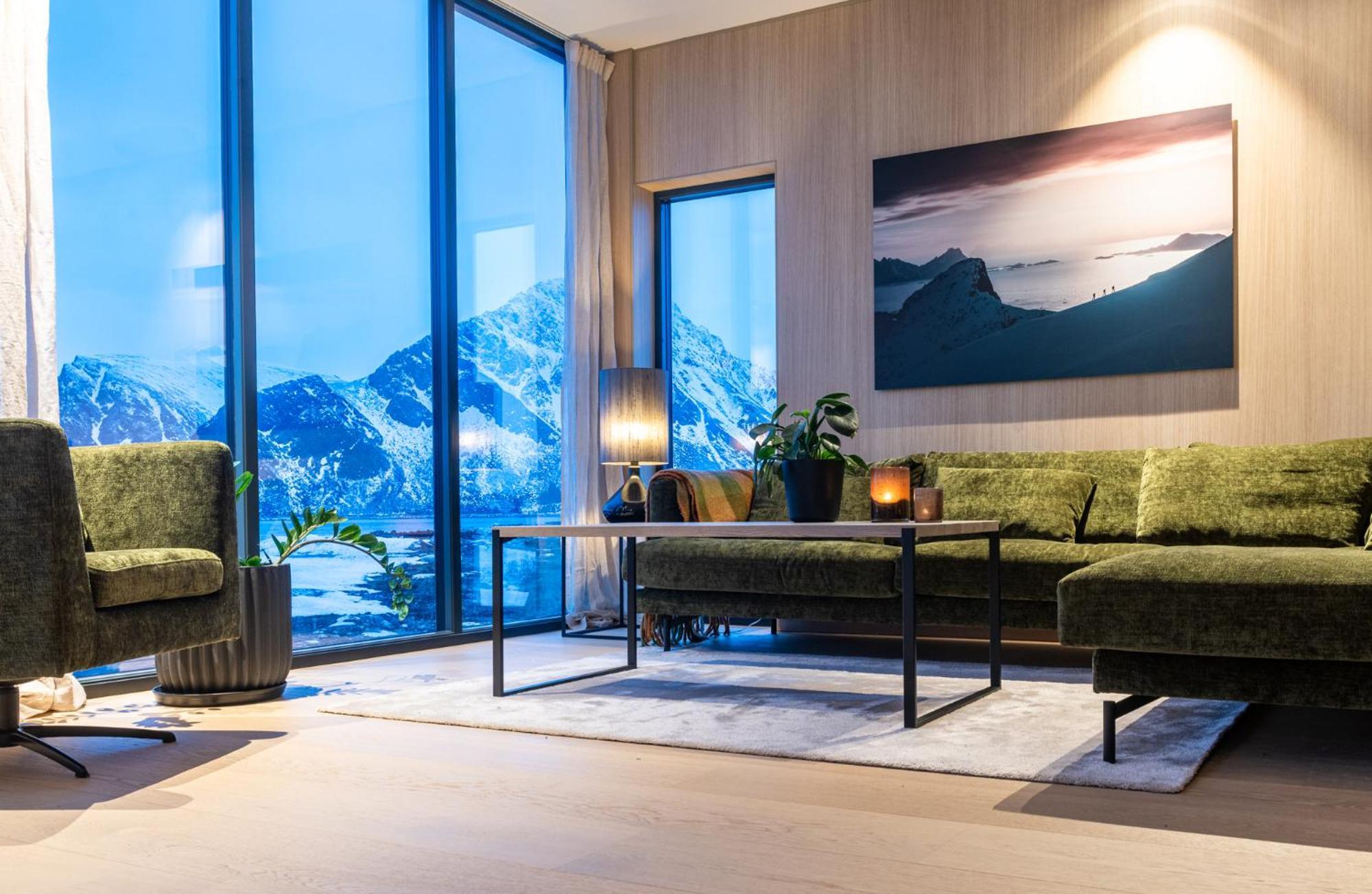New Luxury Cabin Near Henningsvaer Lofoten Kleppstad Εξωτερικό φωτογραφία